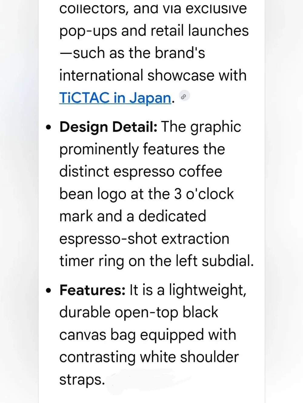 Brew Watch Co new tote